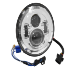 LED 7in HEADLIGHT Chrome Face:  11004