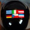 Small World Flags Domed Decals 1 1/8 in X 1 7/8 in.