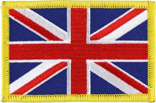 3 1/4" X 2 1/8" British Flag Patch