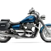Viking Bags 36L - Lamellar Raven XL Triumph Thunderbird Shock Cut-out Hard Saddlebags